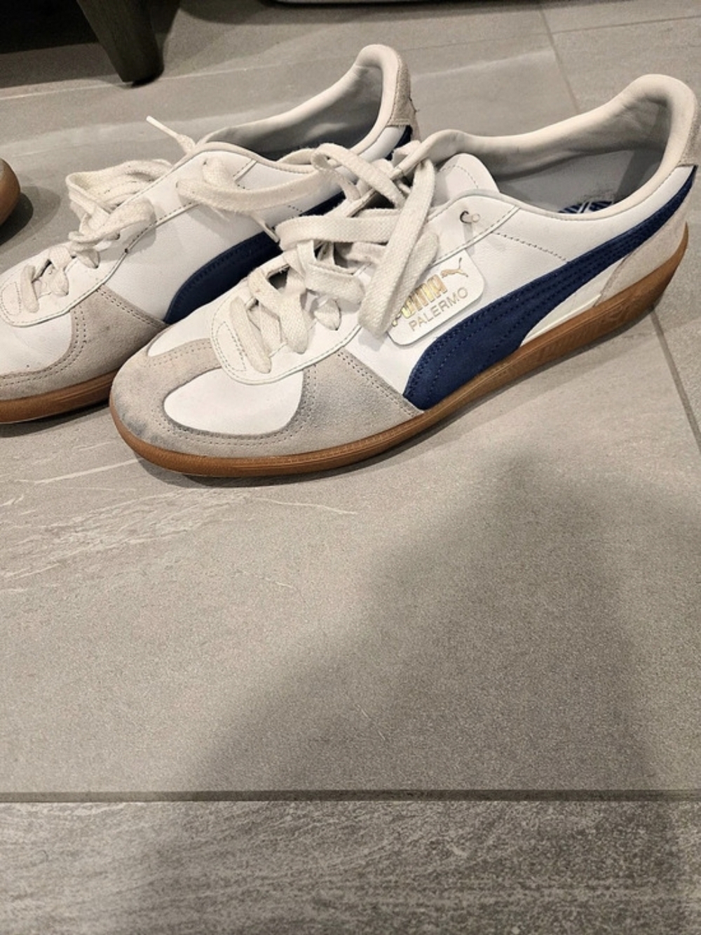 Palladium Pallashock Sneakers White & Blue US 13